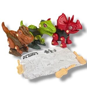 Dinosaur Planet Take Apart Dinosaur Toys Velociraptor, Triceratops, T-Rex